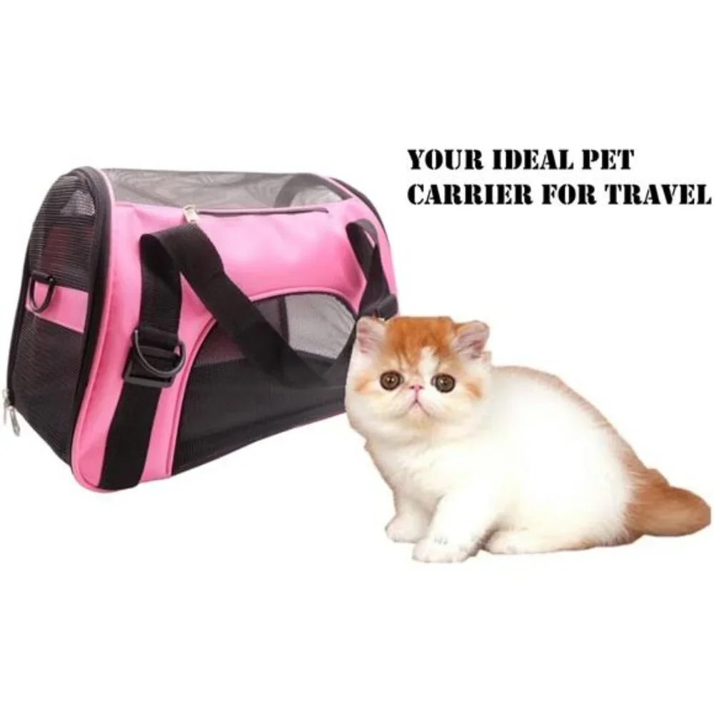 Cat Carrier,Soft-Sided Pet Travel Carrier for Cats,Dogs Puppy Comfort Portable
